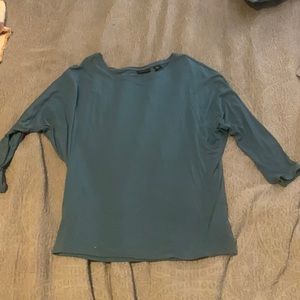 Medium Blue Tahari 3/4 Sleeve Shirt